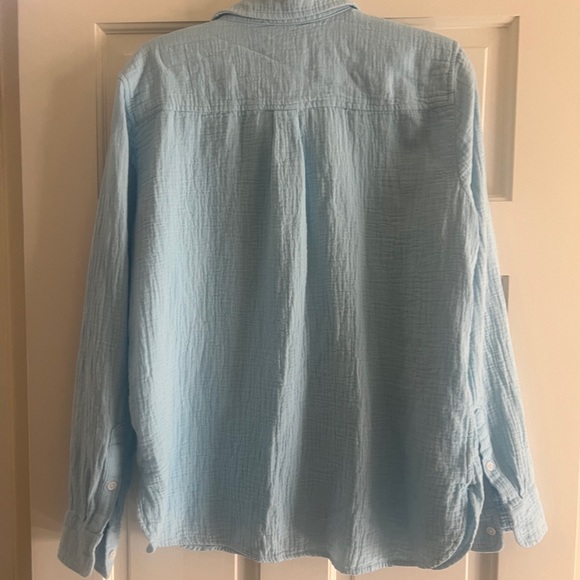 J.Crew Garçon Classic Double-Gauze Shirt - Size L - Picture 3 of 3